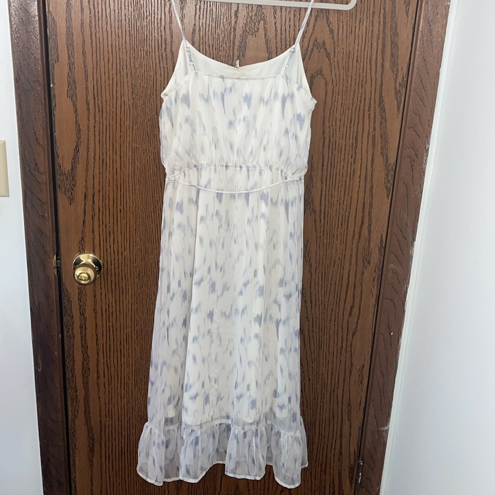 Lovestitch midi dress, white and blue, NWT. Small. - Picture 6 of 7